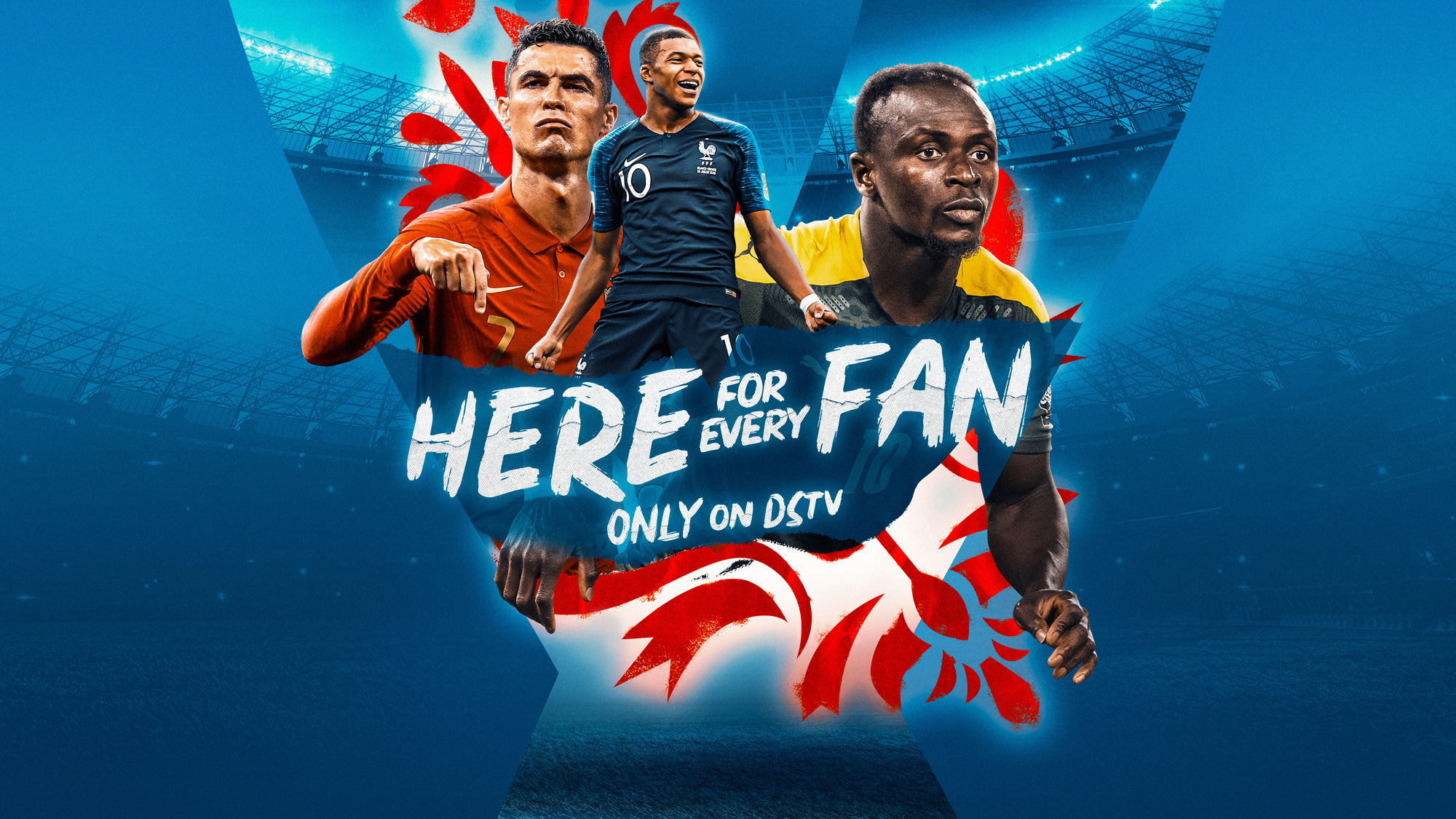SuperSport Here For Every Fan campaign artwork