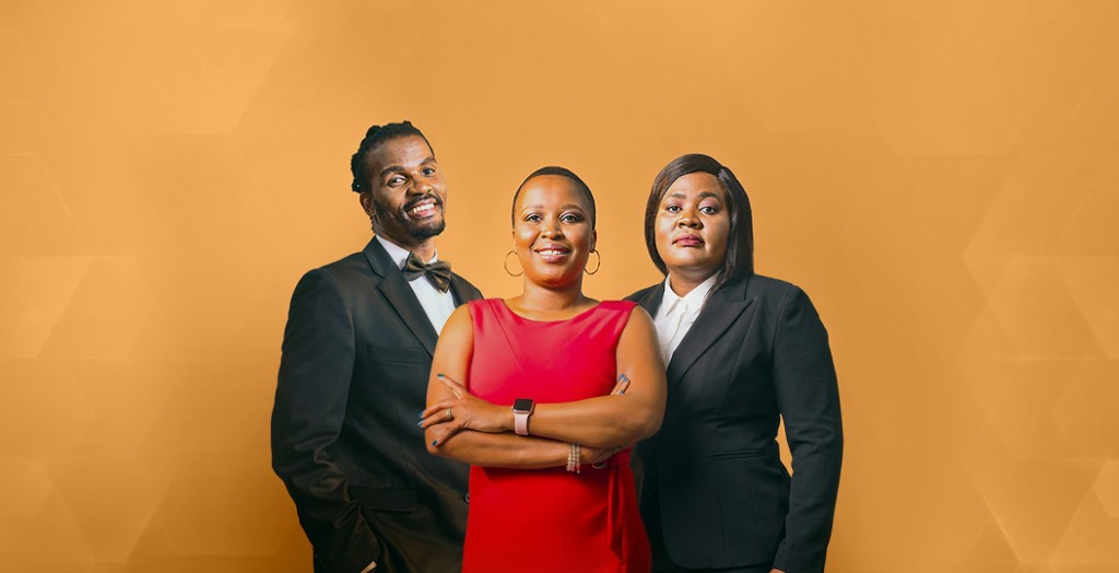 Presenters from the Nguni News launch campaign