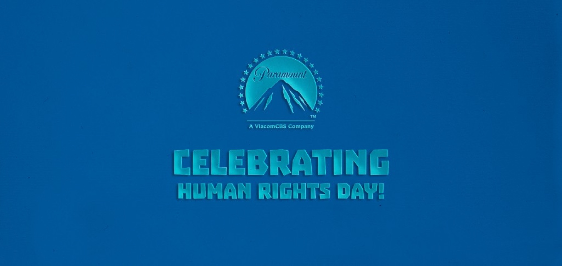 Paramount Human Rights Day campaign artwork