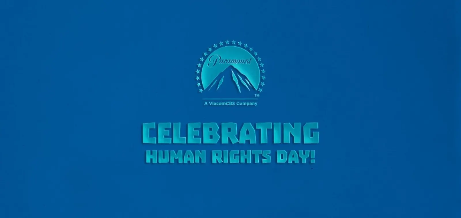Paramount Human Rights Day campaign artwork