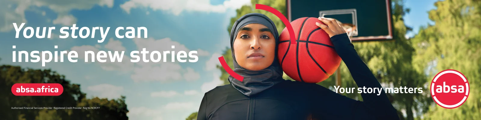 Absa Your Story Matters — a basketball player